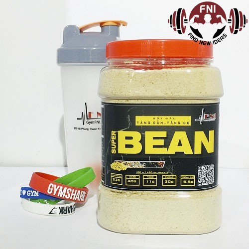 NGŨ CỐC - Bột đậu FNI SUPER BEAN. (mua 2 hộp tặng 1 bình lắc)