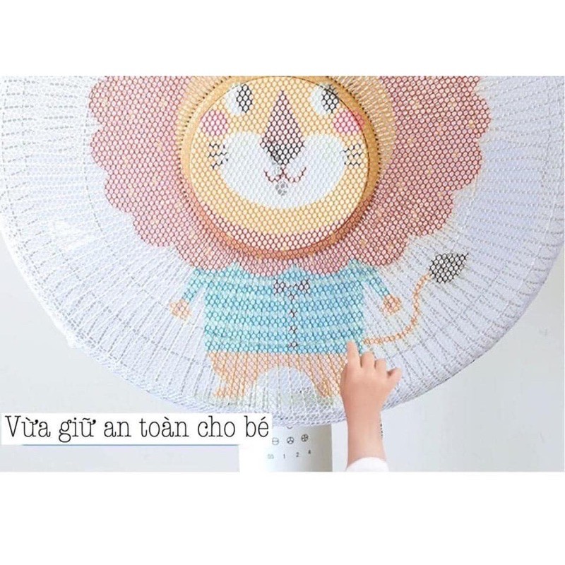 Lưới bọc quạt máy an toàn cho bé