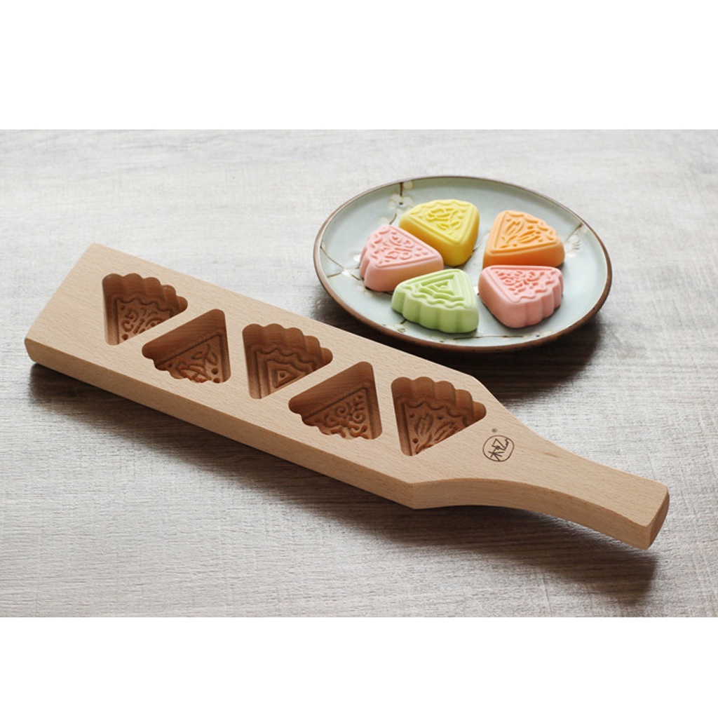 Khuôn Cắt Bánh Trung Thu Bằng Gỗ Phong Cách Trung Hoa