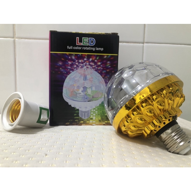 Đèn trang trí  Đèn Led Xoay Vũ Trường Laser 7 Màu, Đèn Sân Khấu, Vũ Trường, Bar, Dành Cho Dân Bay, Tặng Kèm Đuôi Cắm