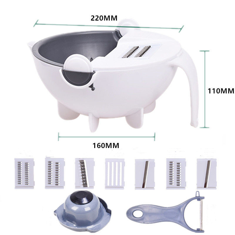 Bộ Dụng Cụ Bào Sợi Củ Quả Đa Năng 9 Trong 1
