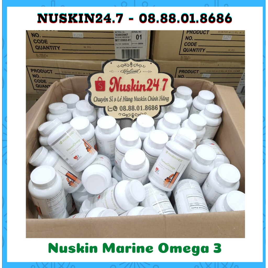 [CHÍNH HÃNG CÔNG TY NUSKIN ] Viên Marine Omega 3 – Dinh Dưỡng Cho Da, Tim Và Não