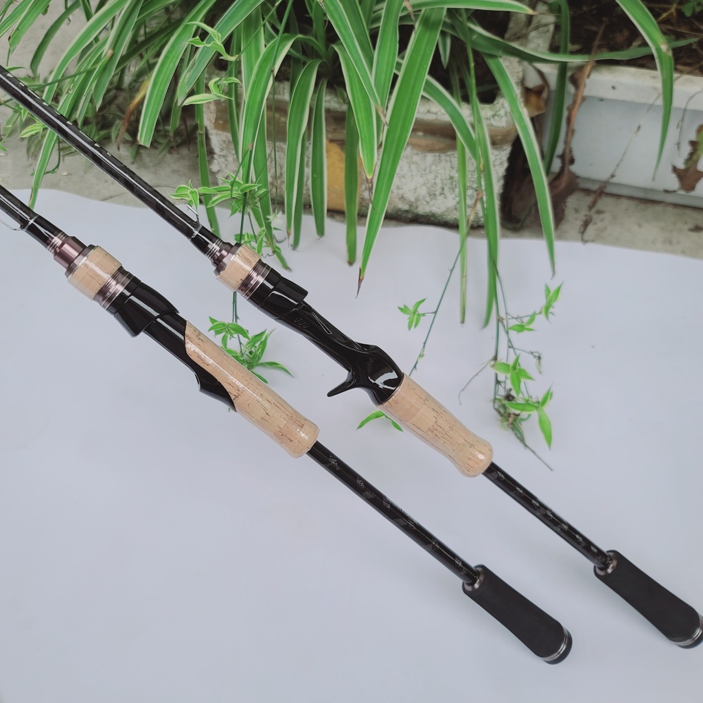 Cần câu lure Hunter xoắn X toàn thân 2 ngọn M và MH thegioidocaulure68