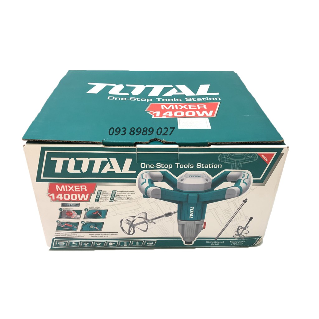 MÁY TRỘN SƠN TOTAL 1400W