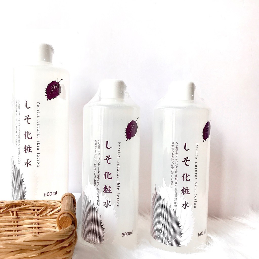 Toner Chinoshio Perilla Natural Skin Lotion Nhật bản Nước Hoa Hồng Chiết Xuất Tía Tô 500ml | BigBuy360 - bigbuy360.vn