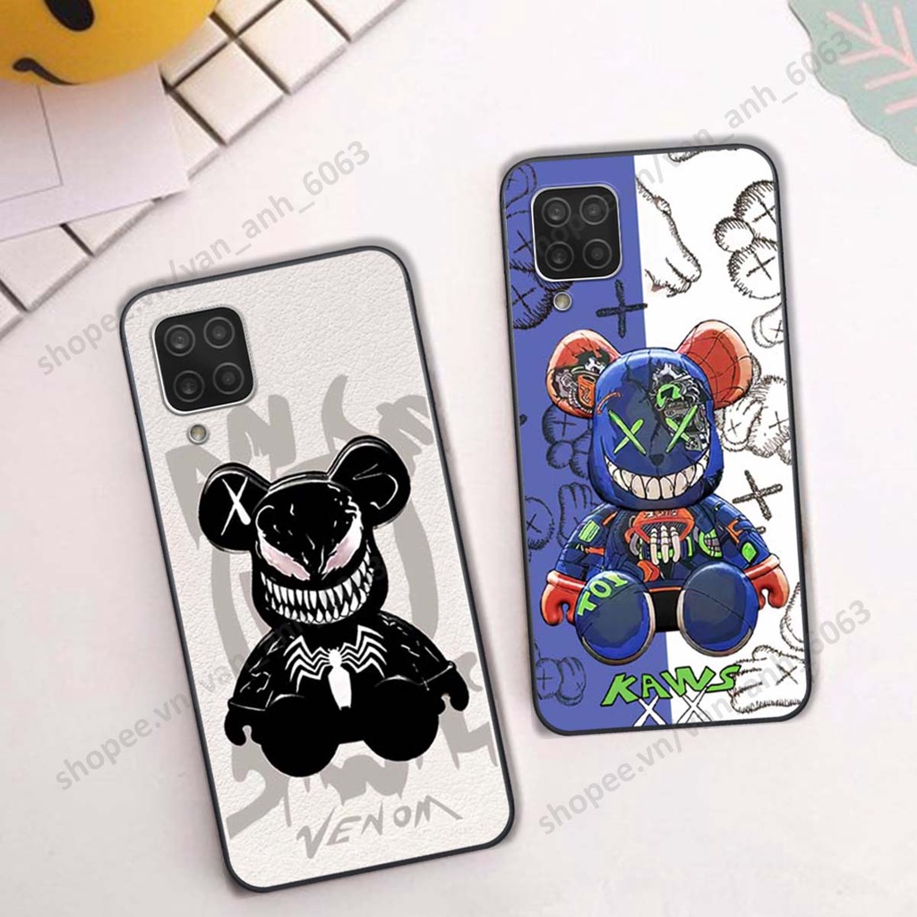 Ốp lưng Samsung A12 / M12 hình kaws, bear brick, venom thời trang siêu ngầu
