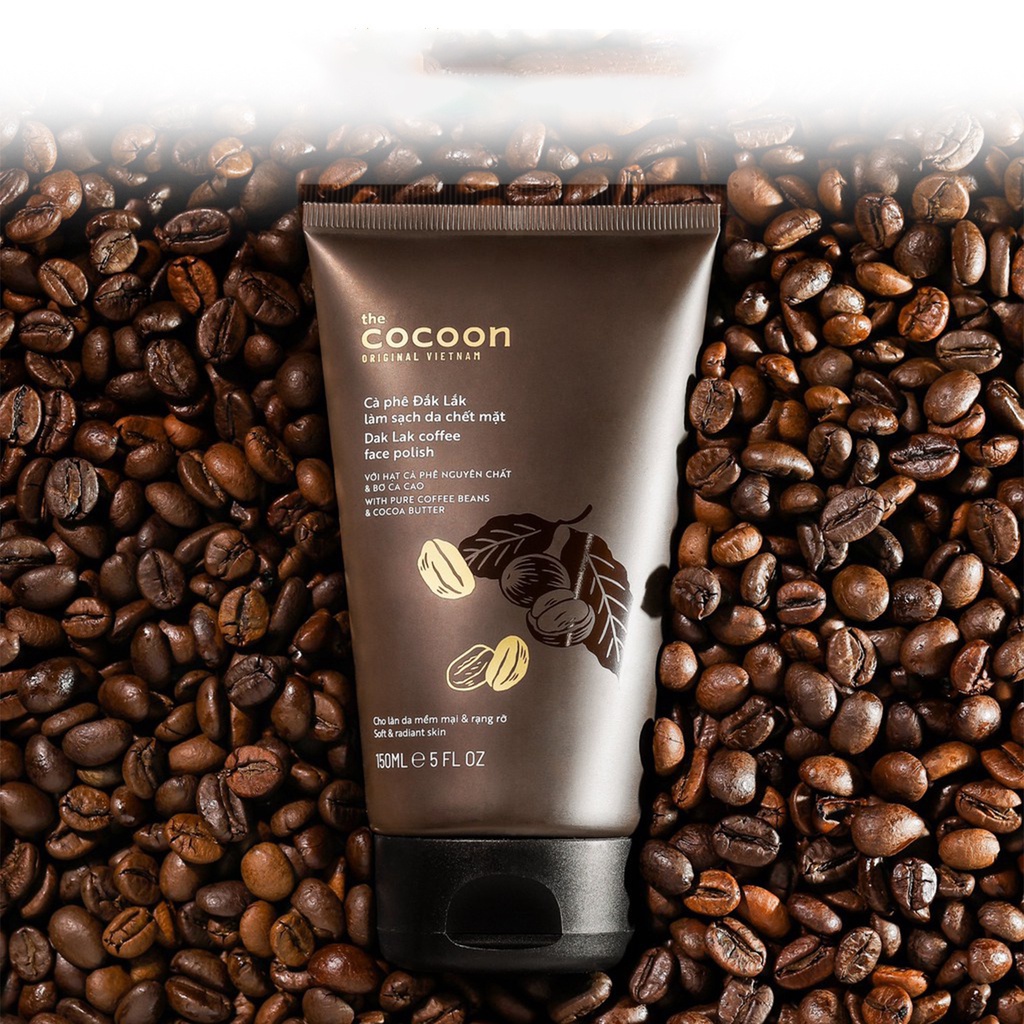 Tẩy tế bào chết Cocoon cho mặt chiết xuất từ cà phê Đắk Lắk 150ml NPP Shoptido