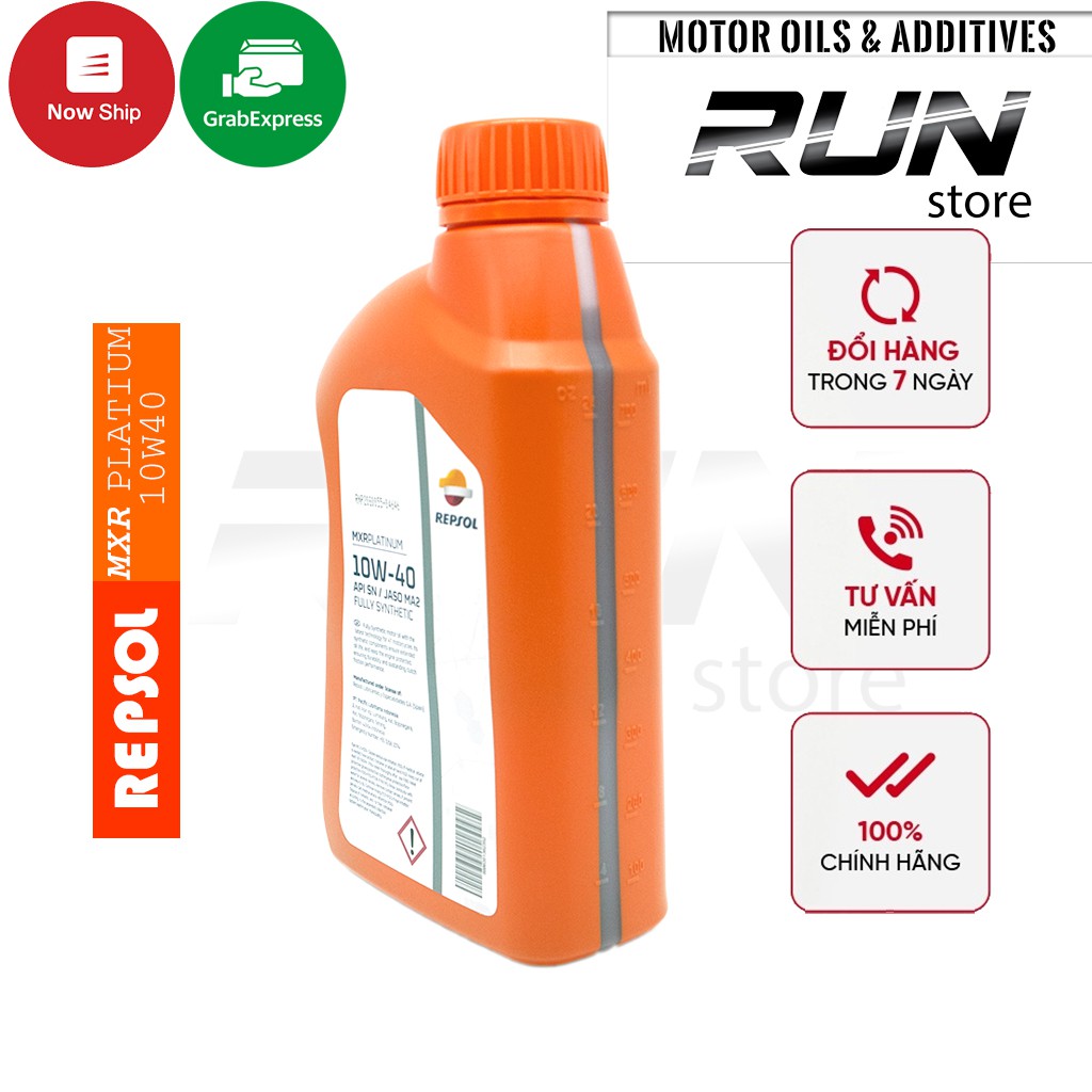 Nhớt Tổng hợp Repsol MXR Platium 10W40 800ml