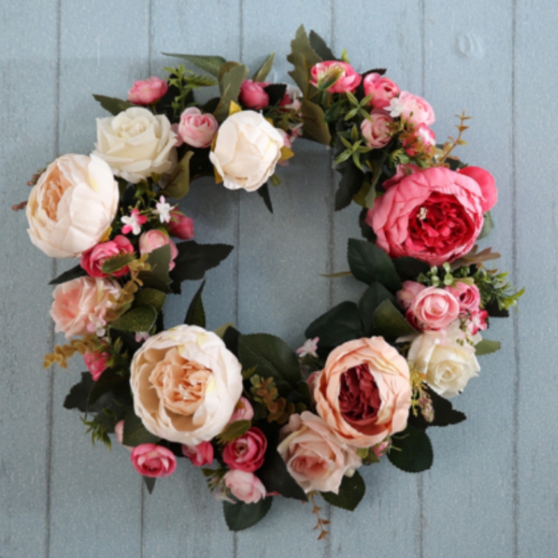 Hoa mẫu đơn giả bằng lụa có 8 màu dễ thương dùng trang trí tiệc cưới