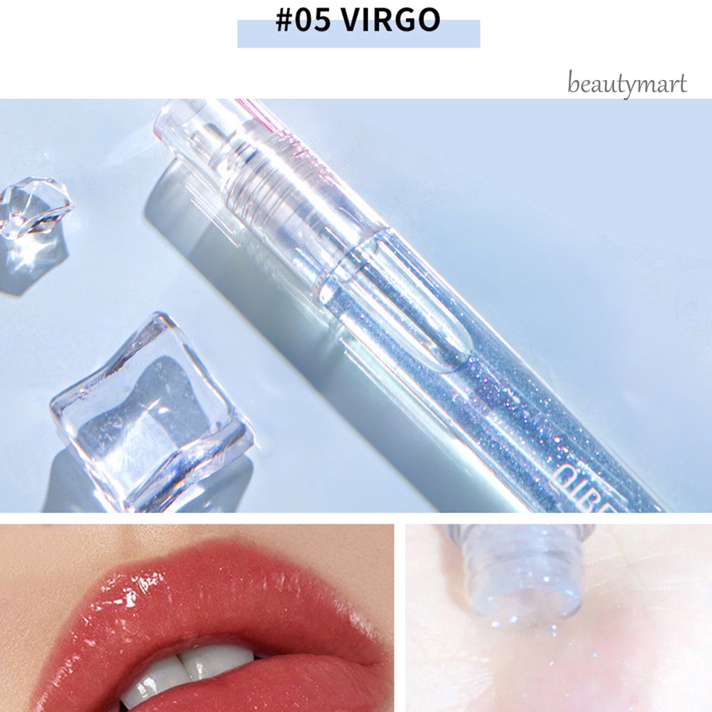 [Hàng mới về] Son bóng dạng lỏng trong suốt dưỡng ẩm lâu trôi dành cho nữ