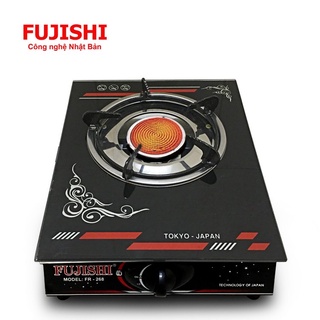 Bếp ga đơn hồng ngoại fujishi fr-268-ihn - đầu đốt ceramic tiết kiệm gas - bh chính hãng 01 năm