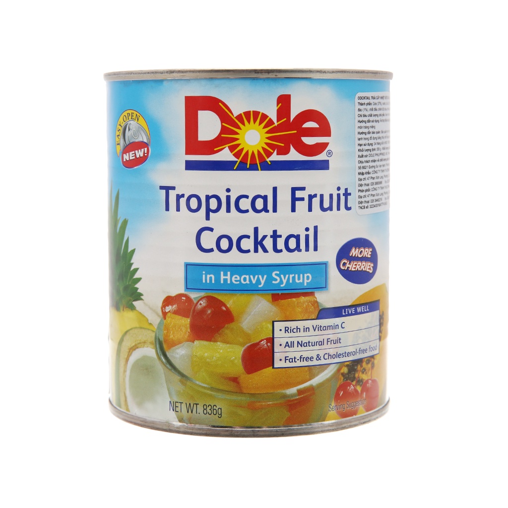 Cooktail trái cây Dole 836g