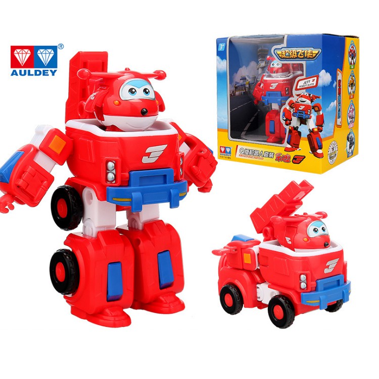 Mô hình super wings đội bay siêu đẳng máy bay Jet mini và Xe Cứu Hộ cỡ nhỏ đồ chơi trẻ em