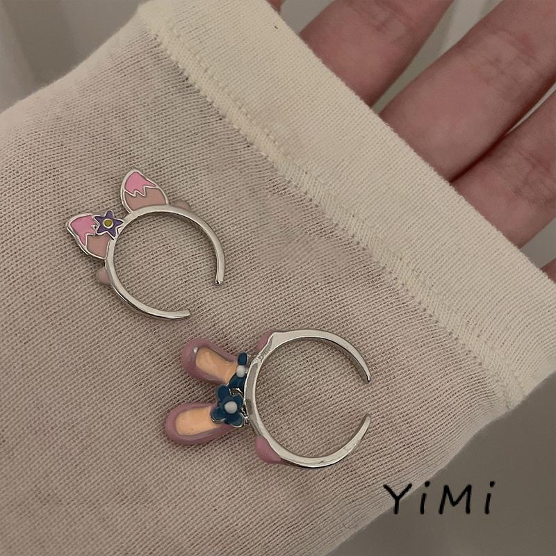 Nhẫn hở hình thỏ hoạt hình đáng yêu thời trang Hàn Quốc cho nữ