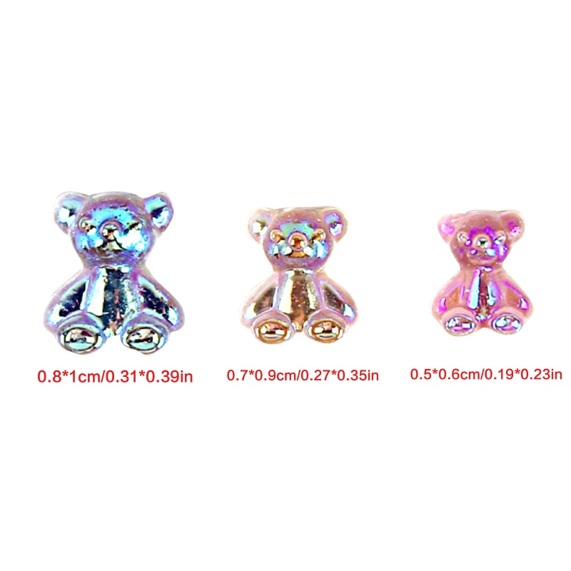 Set 30 Hạt Pha Lê 3d Lấp Lánh Trang Trí Móng Tay Nghệ Thuật
