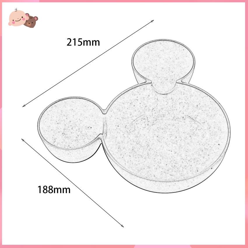 Dĩa ăn làm bằng nhựa dẻothiết kế chia ngăn tiện dụng