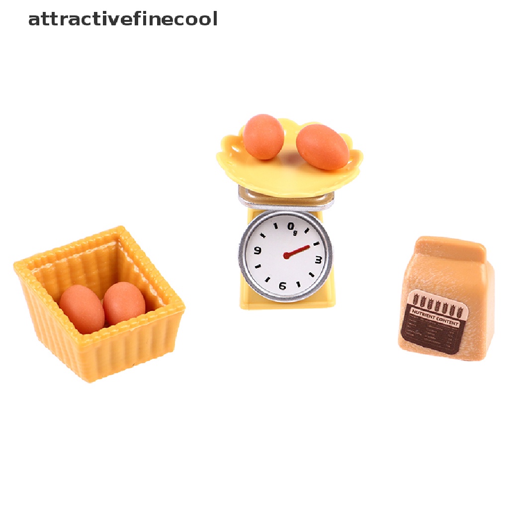 Set 9 Quả Trứng Mô Hình Mini Tỉ Lệ 1 / 12 Dùng Để Trang Trí Nhà Búp Bê