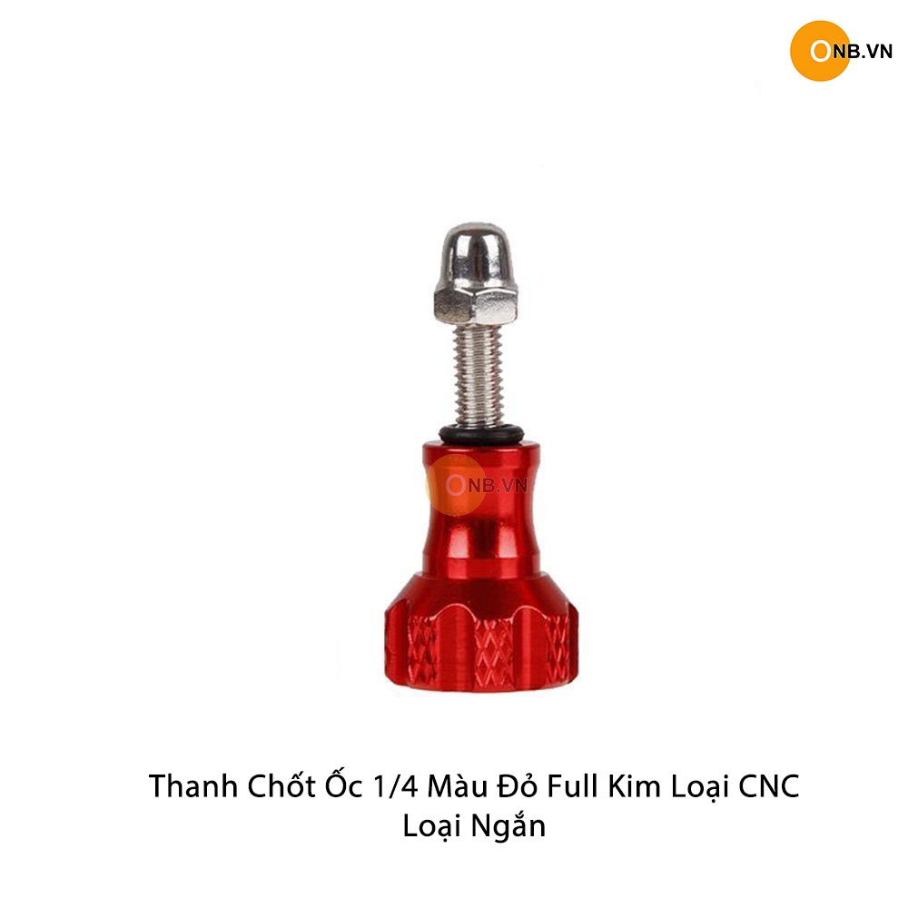 Thanh chốt đầu ốc 1/4 Kim Loại CNC cho Gopro Loại Ngắn