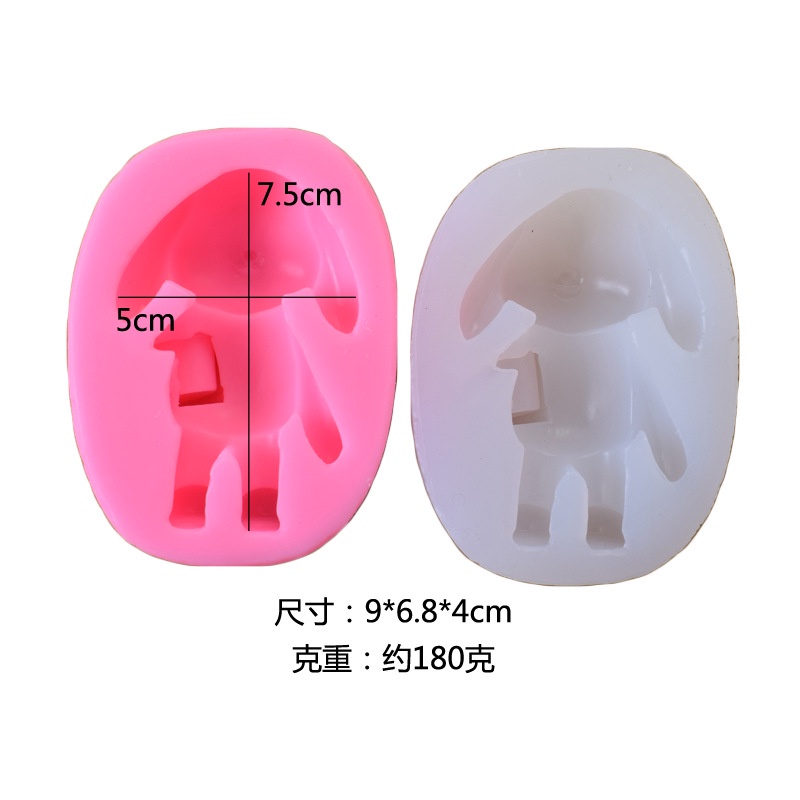 Khuôn Làm Bánh Hình Chú Thỏ Bằng Silicone