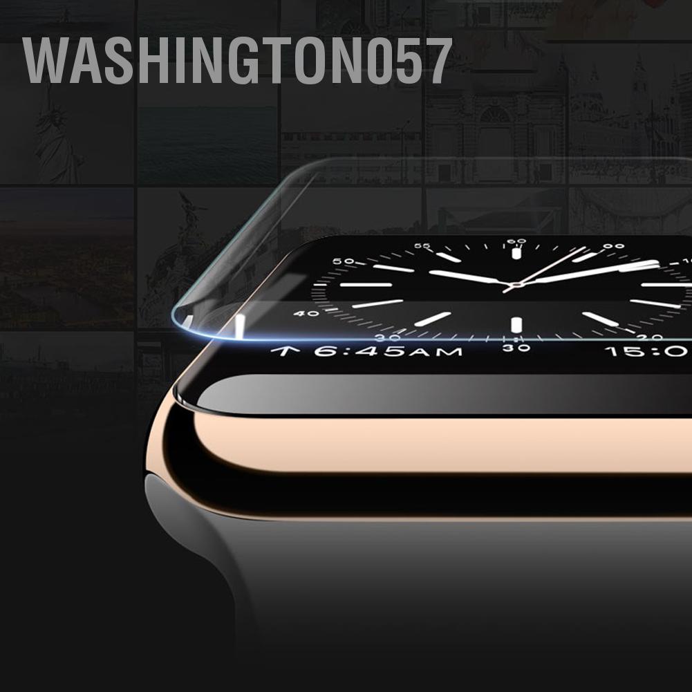 Hàng Hot Phim linh hoạt cong 3D Đồng hồ chống dầu / chống nước Bảo vệ cho iWatch Hàng giao ngayWashington057