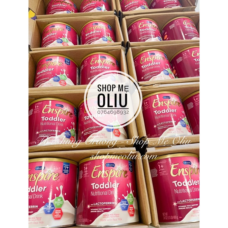 [DATE 11/2023] Sữa Enspire hồng Toddler Nutritional Drink 680g date 2023