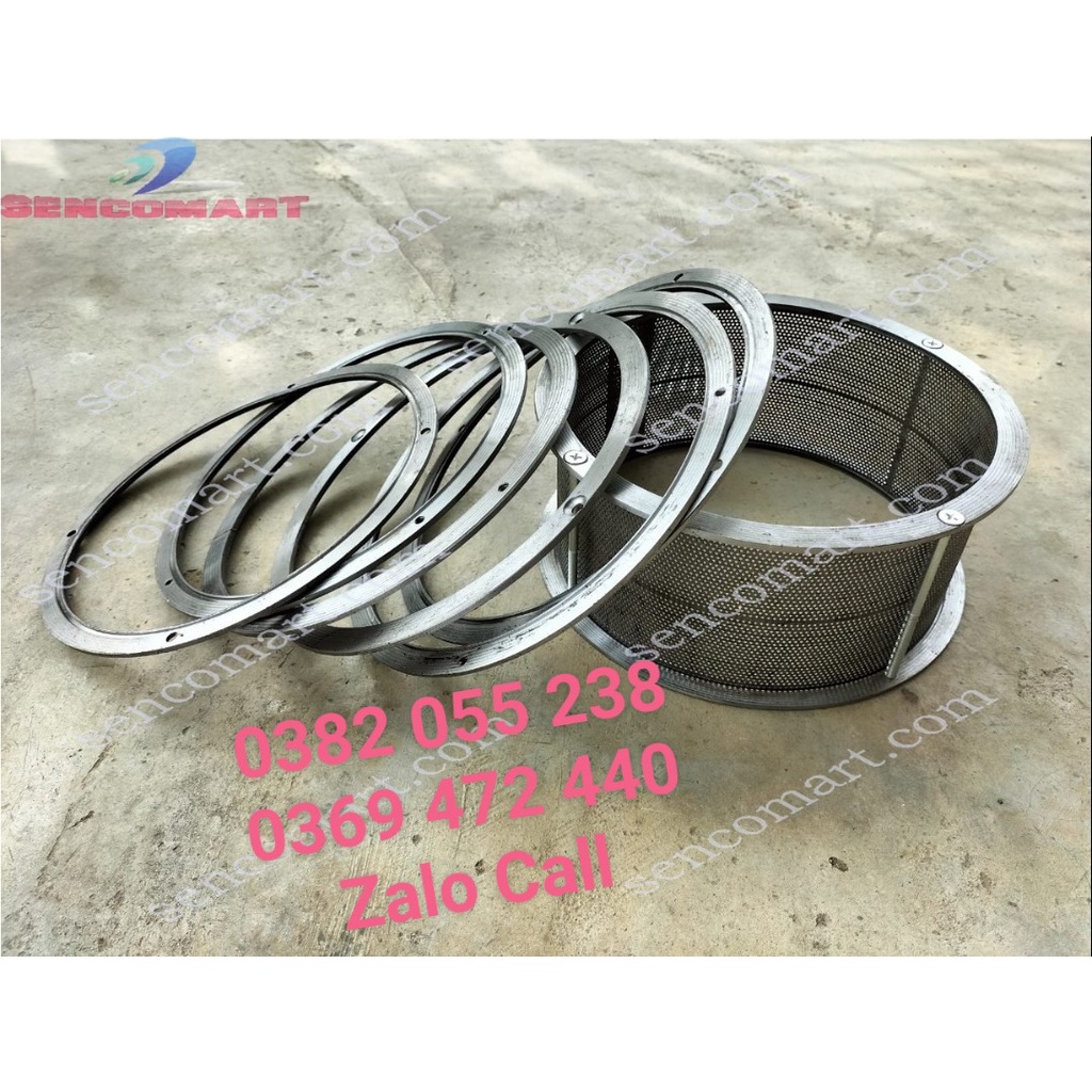 Khung lắp sàng nghiền bột trong máy xát gạo mini gia đình