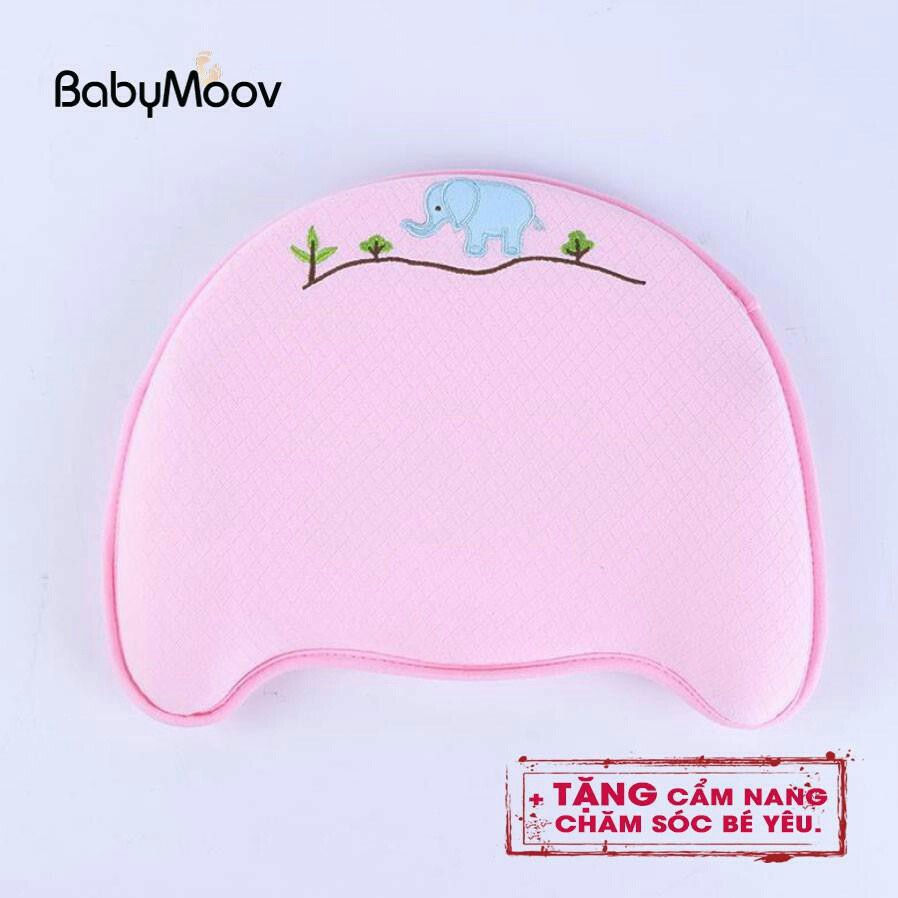 Gối cao su non Babymoov Cao cấp chống méo đầu, nghẹo cổ, còng lưng cho bé