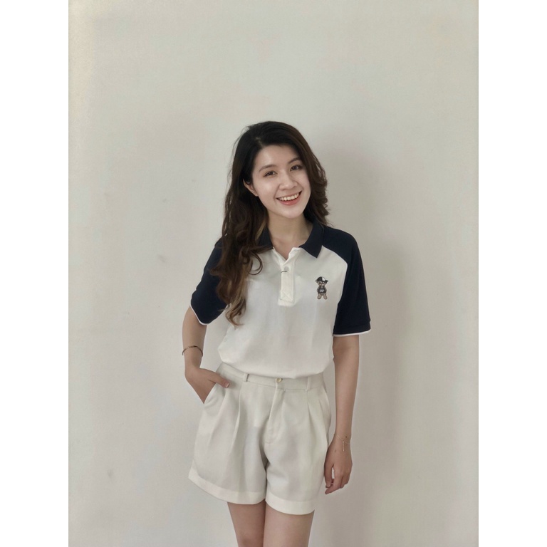 Áo Thun Nam Màu Trắng Vai Đen Chất Cotton Mềm Mịn Mặc đẹp Thoải Mái [NEW UNISEX]