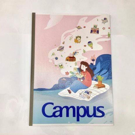 Vở Campus Picnic B5 80 trang kẻ ngang có chấm ...