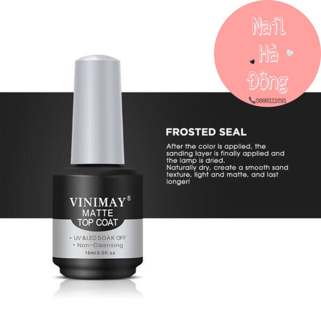 TOP LÌ VINIMAY - MATTE TOP CHUYÊN DỤNG CHO DÂN LÀM MÓNG