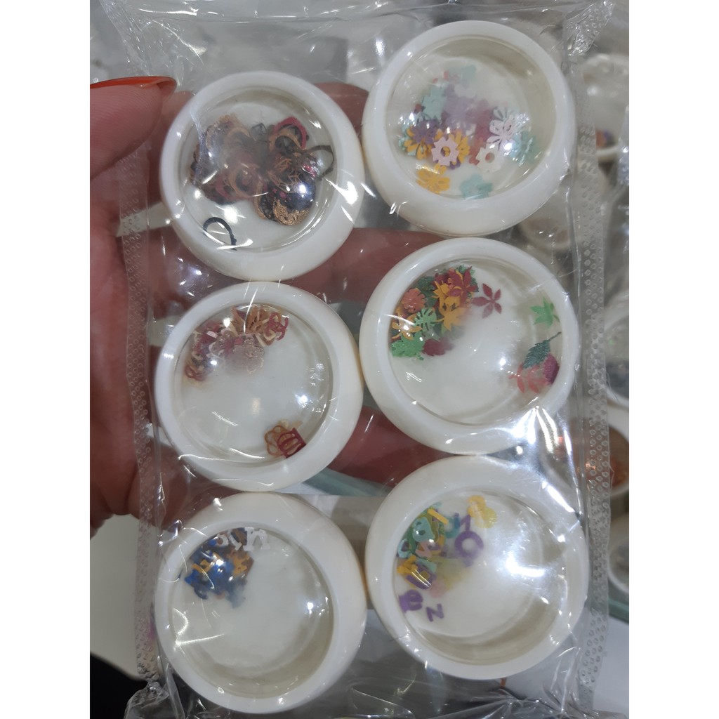 Set giấy trang trí móng (6 hủ) - NA5870