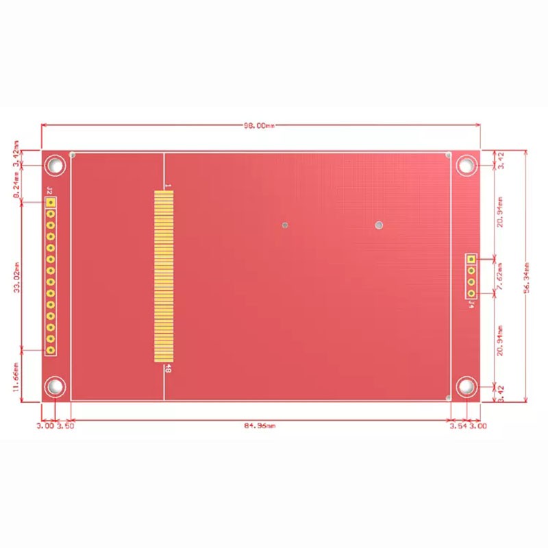 Mô Đun Màn Hình Lcd 3.5 Inch 480x320 Mcu Spi Spi Serial Tft Ili9488