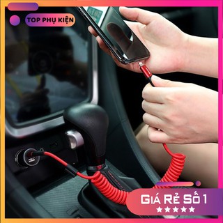 Dây cáp sạc lò xo Lightning dành cho iPhone iPad Baseus Spring 1m sạc nhanh - Hàng chính hãng Baseus