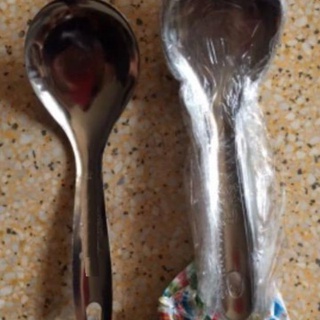 Muôi múc cơm canh inox dày dặn (Muôi đá xanh)