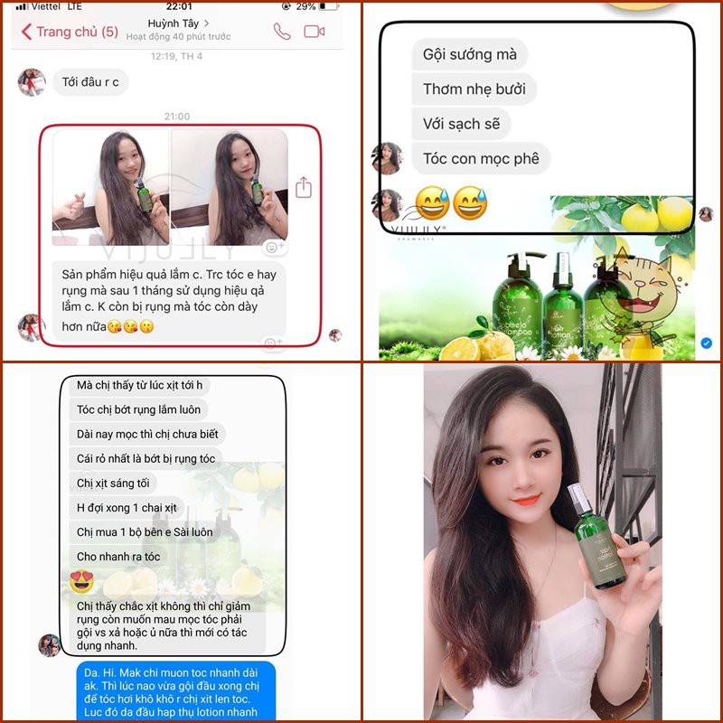 [Chính Hãng] Tinh dầu bưởi Vijully giúp mọc tóc nhanh, dùng được cho nam và nữ sản phẩm thiên nhiên 100% Vijully
