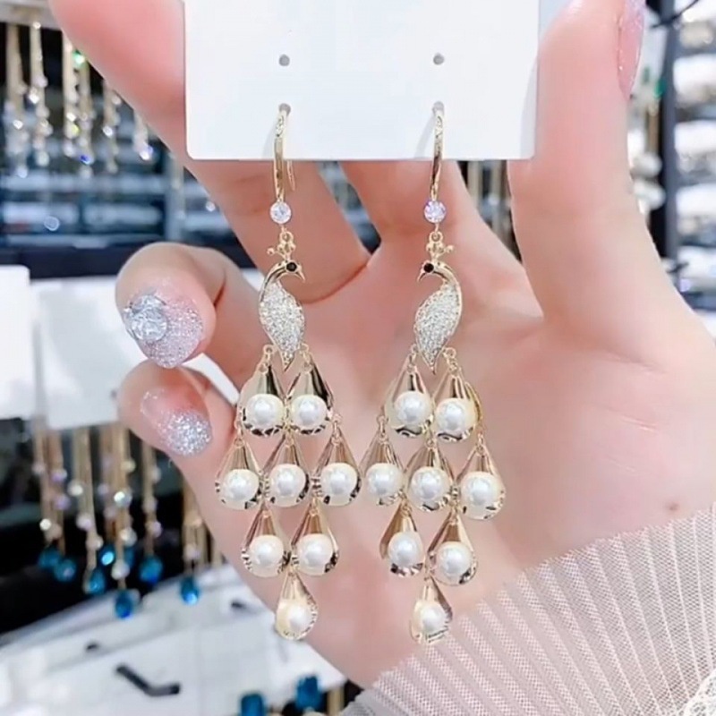 Bông tai mạ bạc 925 thiết kế đơn giản sang trọng cho nữ - B38