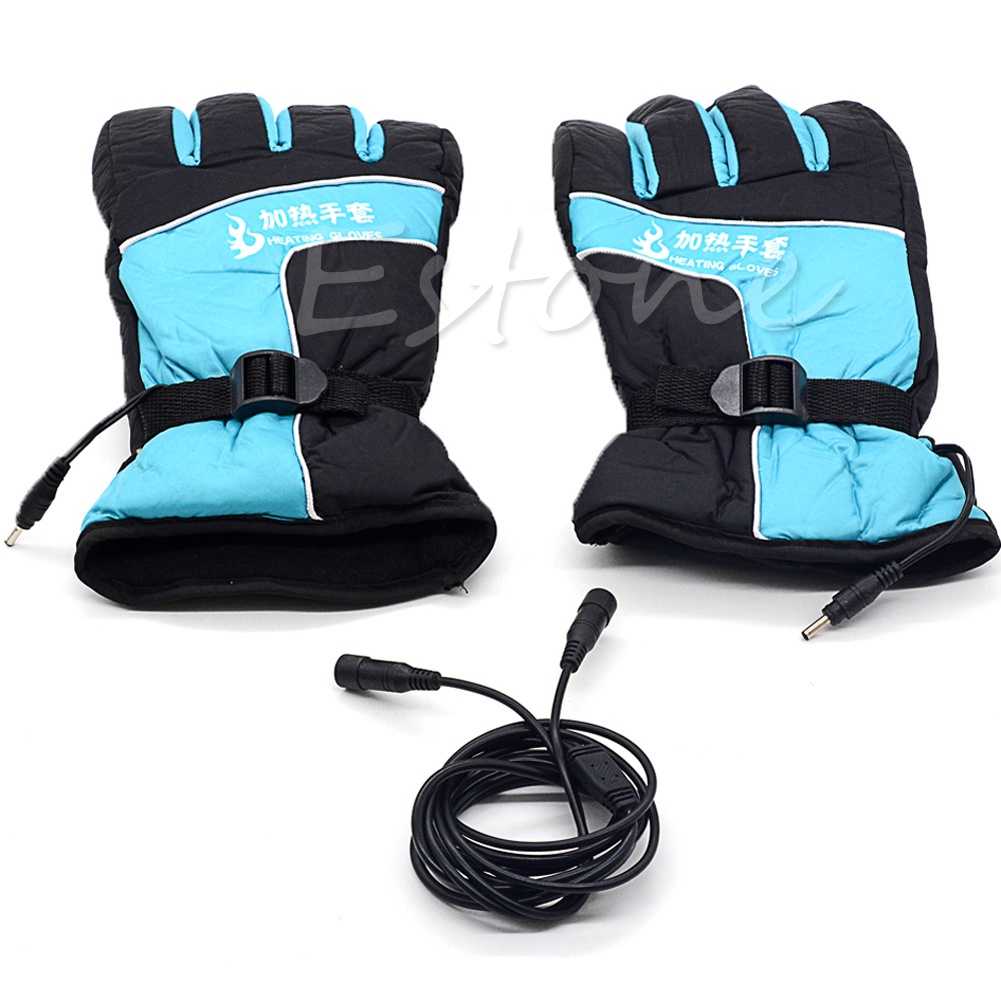 Găng Tay Sưởi Ấm Bằng Điện Chống Nước Dùng Trượt Tuyết Mùa Đông Cho Nam