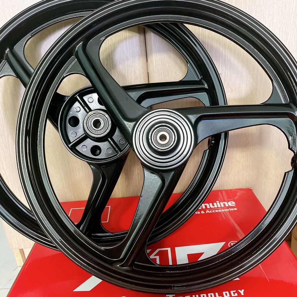 NEW 100% - Mâm X1R, Mâm 3 Cây Bảng 1.6-1.6 lắp đặt như ZIN xe Exciter 150/155 Ex150 Ex155 Màu Đen CỰC CHẤT