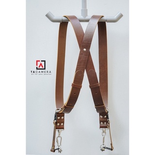 Dây Đeo 2 Máy Ảnh - Double Strap Da Thật Handmade TA5003