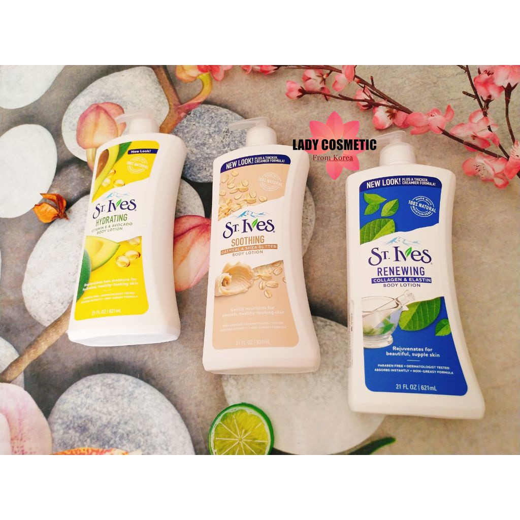 Sữa Dưỡng Thể Toàn Thân Collagen St.Ives Body Lotion