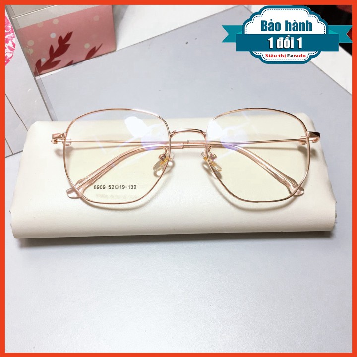 [Gía siêu rẻ] Gọng kính vuông 8909 nhận cắt cận viễn loạn