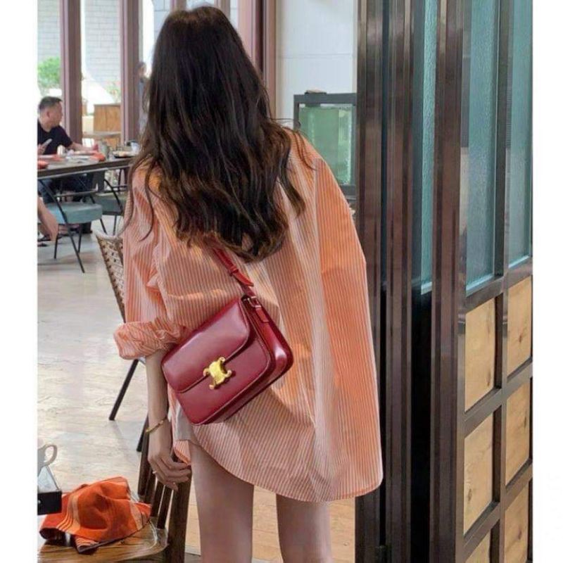 ÁO SƠ MI CAM SỌC