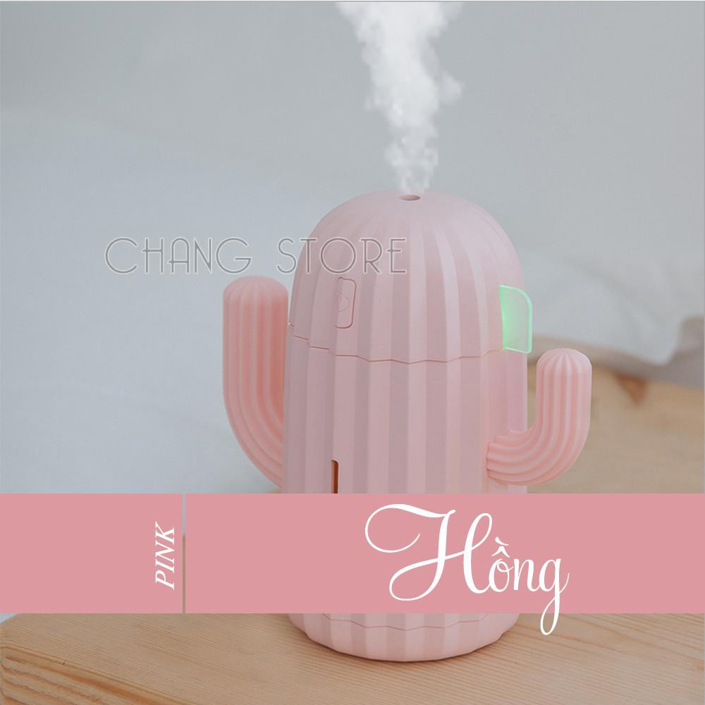 Máy Phun Sương Tạo Độ Ẩm Mini Hình Cây Xương Rồng + Tặng Kèm Dây Sạc