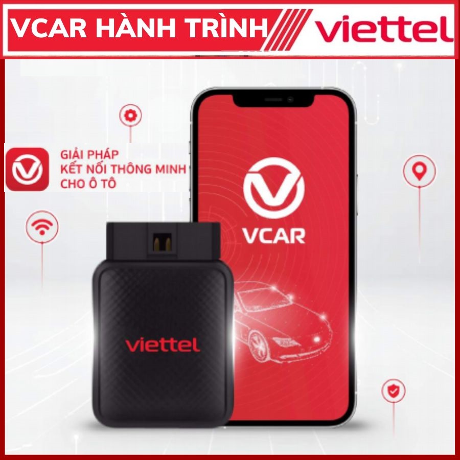 Định Vị Hành Trinh Trình ô tô Vcar Viettel là Thiết Bị Giám Sát Sức Khoẻ Xe, phát WiFi Mới nhất 2022