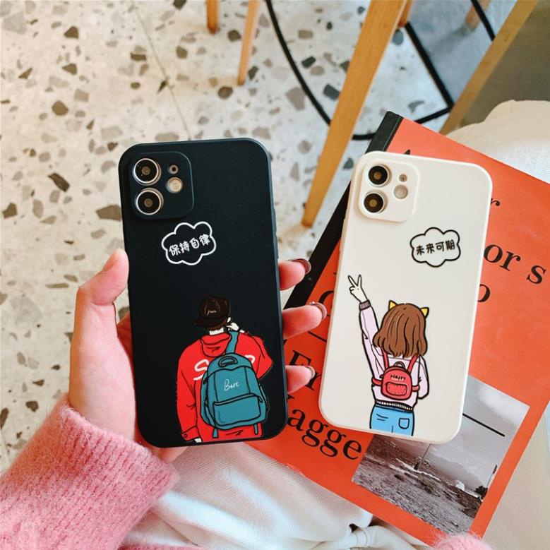 Ốp lưng iphone cạnh vuông in hình viền Phi hành gia BVC 7plus/8plus/x/xs/11/11promax/12/12promax - DT08 Dino Case