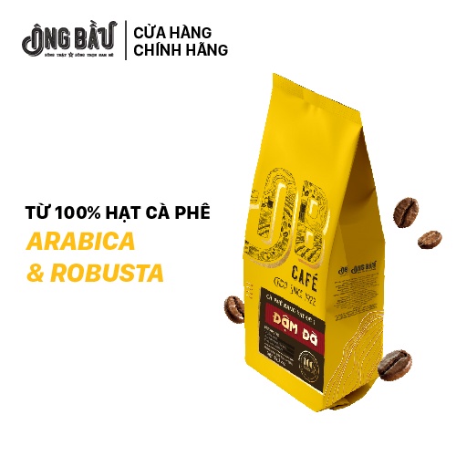 ÔNG BẦU - Cà Phê Rang Xay OB1 Đậm Đà - Túi 1kg