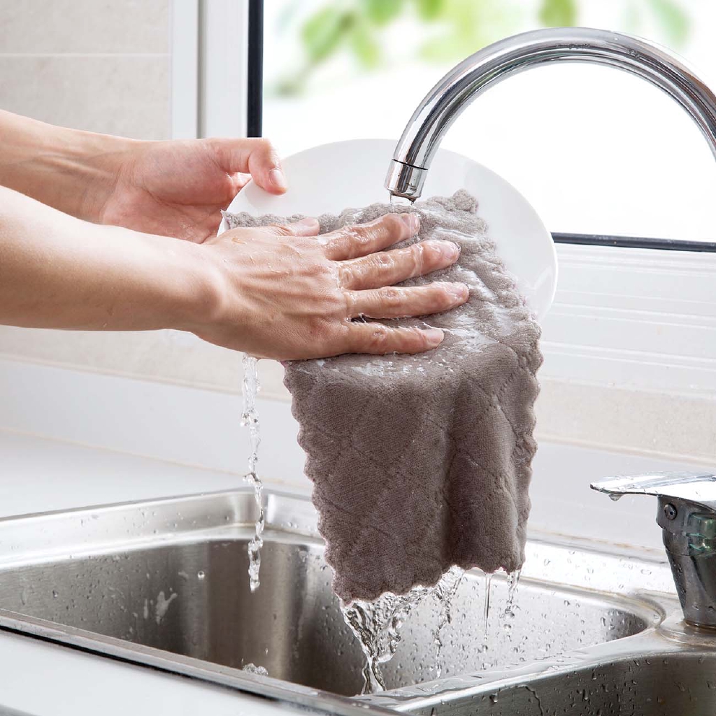 Bộ 5/10 Khăn Lau JUJIAJIA Loại Dày Thấm Hút Nước Tốt