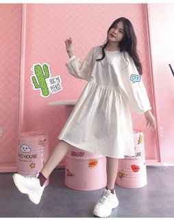 💬Đầm BabyDoll Tay Bồng