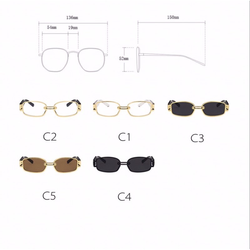 Kính Thời Trang Unisex Thiết Kế Trẻ Trung Thanh Lịch vs Nhiều Màu Để Lựa Chọn!