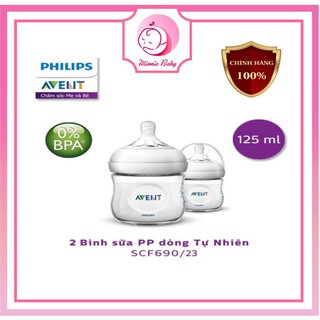 Shop Minnie Baby - Bình sữa Philips Avent Natural Cổ Rộng Chính Hãng 125ml (SCF690/13)